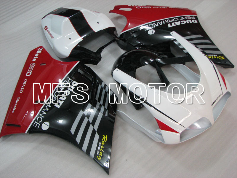 Ducati 748 / 998 / 996 1994-2002 Injection ABS Fairing - Performance - White Black - MFS3984 - Fairings Kit