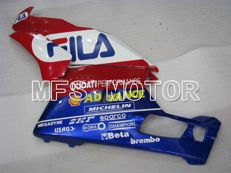 Ducati 749 / 999 2003-2004 Injection ABS Fairing - FILA - Red White - MFS4011 - Fairings Kit