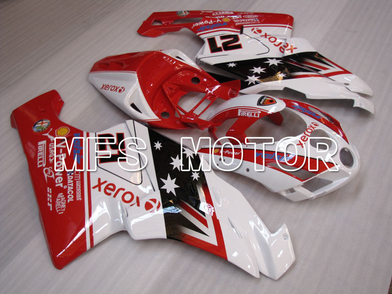 Ducati 749 / 999 2003-2004 Injection ABS Fairing - Xerox - Red White - MFS4033 - Fairings Kit