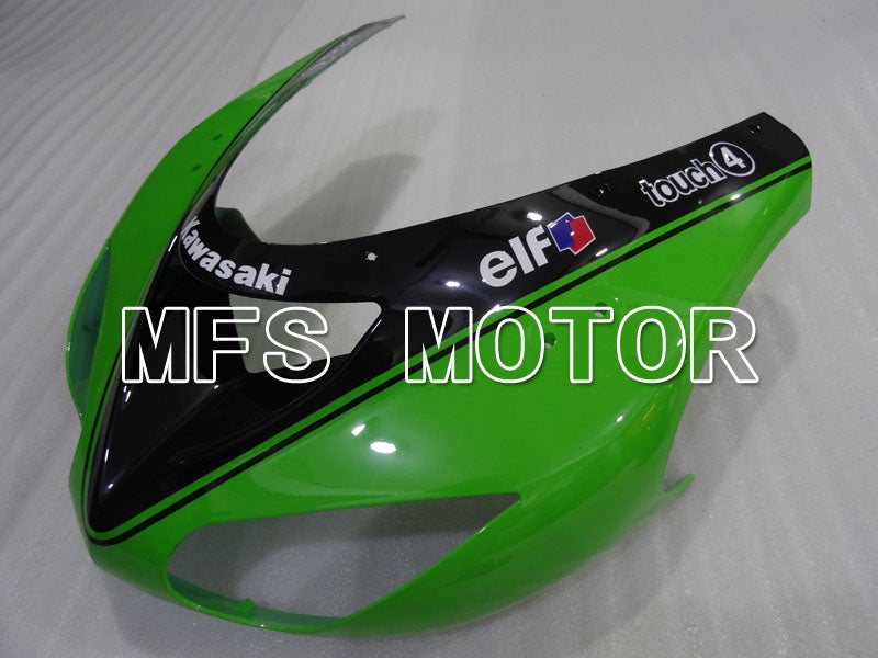 Kawasaki NINJA ZX10R 2006-2007 Injection ABS Fairing - Monster - Black Green - MFS4034 - Fairings Kit