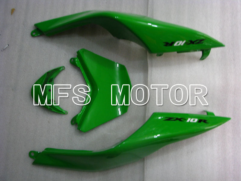 Kawasaki NINJA ZX10R 2008-2010 Injection ABS Fairing - Factory Style - Black Green - MFS4041 - Fairings Kit