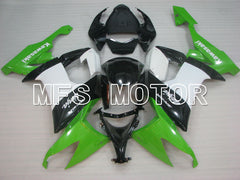Kawasaki NINJA ZX10R 2008-2010 Injection ABS Fairing - Factory Style - Black Green White - MFS4071 - Fairings Kit