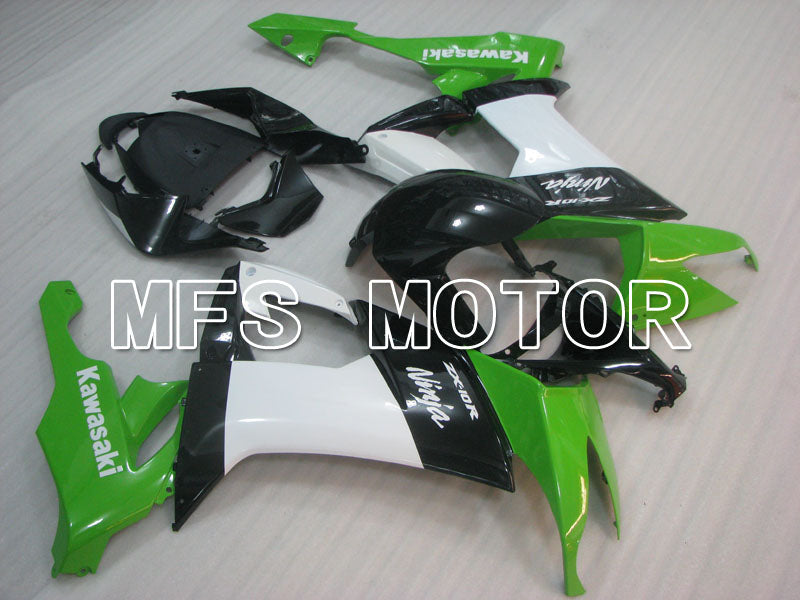 Kawasaki NINJA ZX10R 2008-2010 Injection ABS Fairing - Factory Style - Black Green White - MFS4071 - Fairings Kit