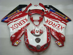 Ducati 749 / 999 2005-2006 Injection ABS Fairing - Xerox - Red White - MFS4072 - Fairings Kit