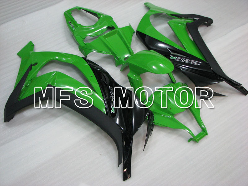 Kawasaki NINJA ZX10R 2011-2015 Injection ABS Fairing - Factory Style - Black Green - MFS4085 - Fairings Kit