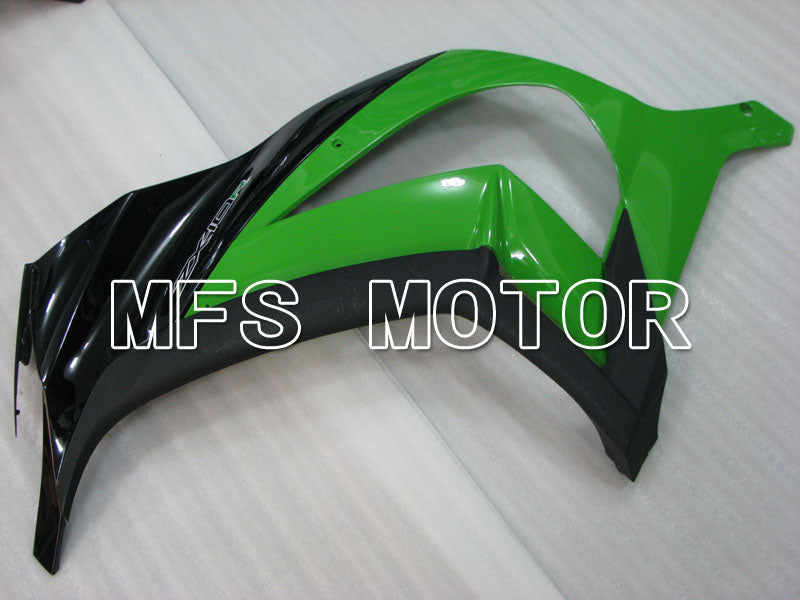 Kawasaki NINJA ZX10R 2011-2015 Injection ABS Fairing - Factory Style - Black Green - MFS4085 - Fairings Kit