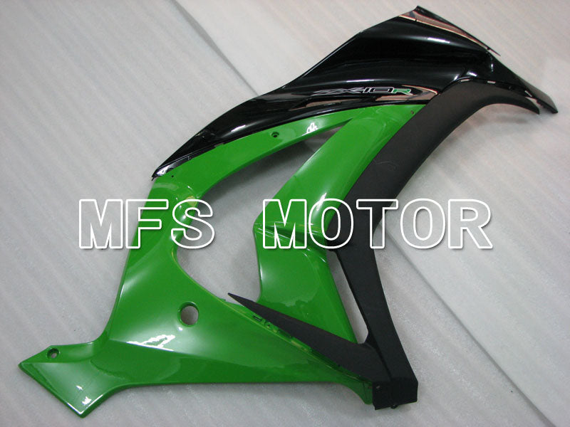 Kawasaki NINJA ZX10R 2011-2015 Injection ABS Fairing - Factory Style - Black Green - MFS4085 - Fairings Kit