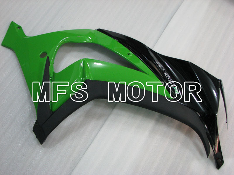 Kawasaki NINJA ZX10R 2011-2015 Injection ABS Fairing - Factory Style - Black Green - MFS4085 - Fairings Kit