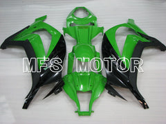 Kawasaki NINJA ZX10R 2011-2015 Injection ABS Fairing - Factory Style - Black Green - MFS4085 - Fairings Kit