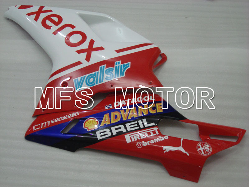 Ducati 848 / 1098 / 1198 2007-2011 Injection ABS Fairing - Xerox - Red White - MFS4092 - Fairings Kit