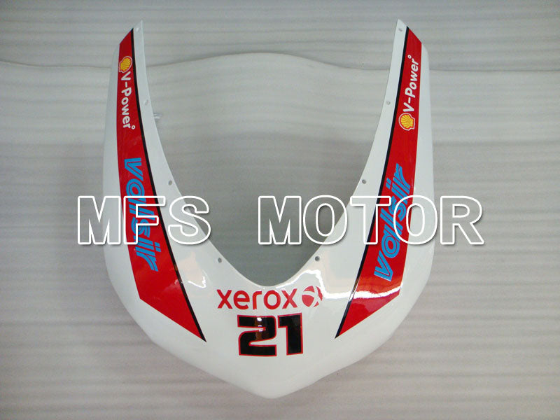 Ducati 848 / 1098 / 1198 2007-2011 Injection ABS Fairing - Xerox - Red White - MFS4103 - Fairings Kit