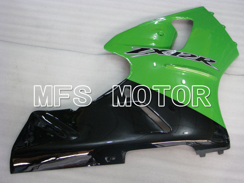 Kawasaki NINJA ZX12R 2000-2001 Injection ABS Fairing - Factory Style - Black Green - MFS4110 - Fairings Kit