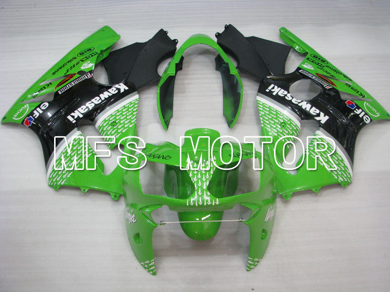 Kawasaki NINJA ZX12R 2002-2005 Injection ABS Fairing - Factory Style - Black Green - MFS4112 - Fairings Kit