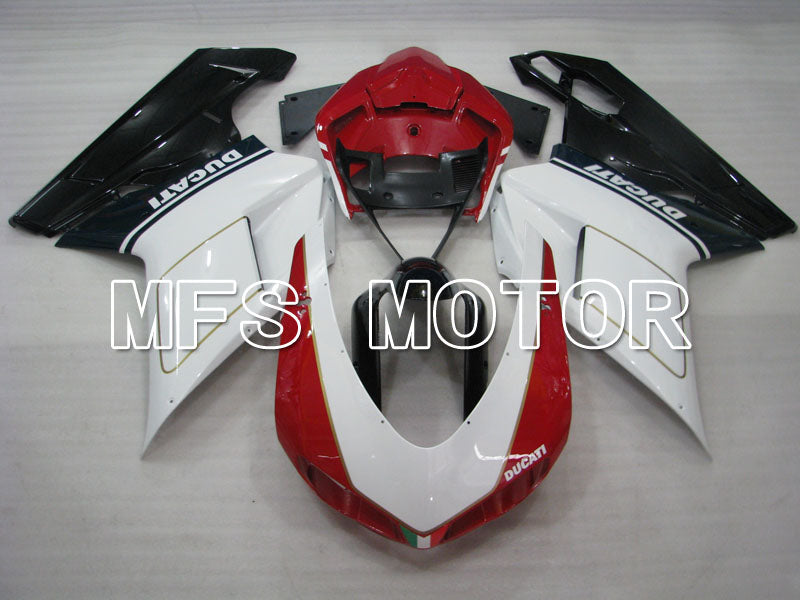 Ducati 848 / 1098 / 1198 2007-2011 Injection ABS Fairing - Factory Style - Red White - MFS4134 - Fairings Kit