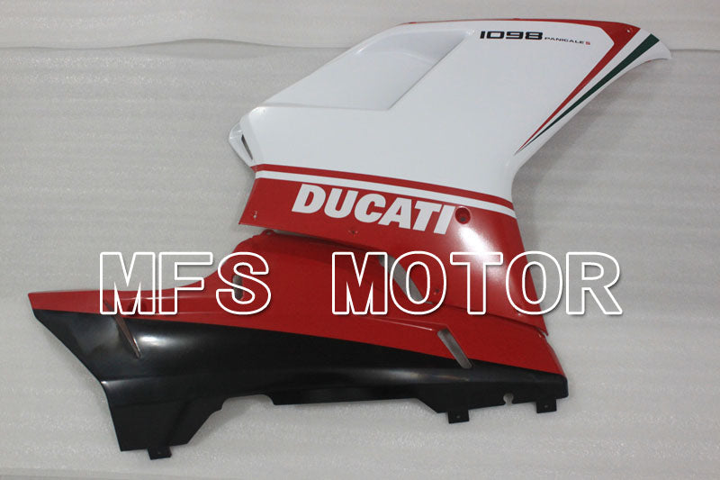 Ducati 848 / 1098 / 1198 2007-2011 Injection ABS Fairing - Factory Style - Red White - MFS4156 - Fairings Kit