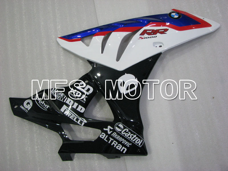 BMW S1000RR 2009-2014 Injection ABS Fairing - Factory Style - Black White Blue - MFS4160 - Fairings Kit
