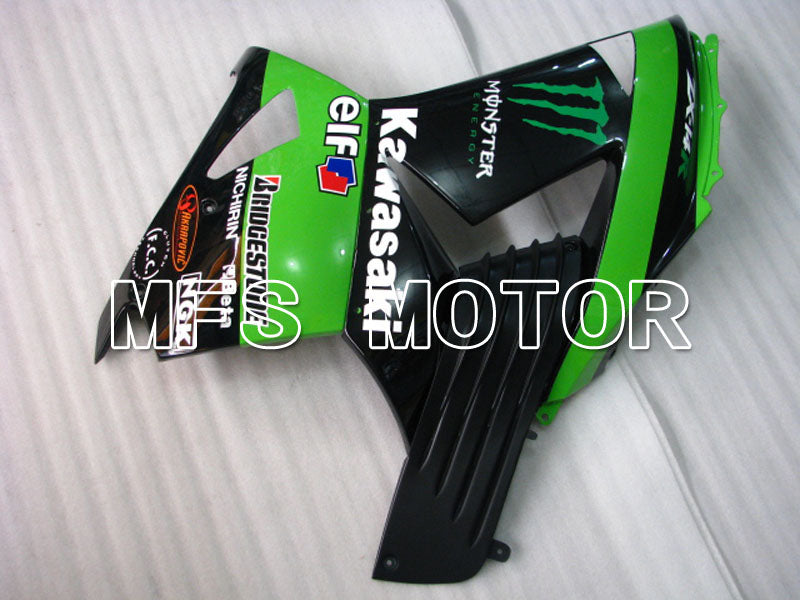 Kawasaki NINJA ZX14R 2006-2011 Injection ABS Fairing - Monster - Black Green - MFS4168 - Fairings Kit