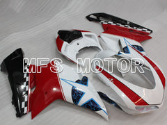 Ducati 848 / 1098 / 1198 2007-2011 Injection ABS Fairing - Others - Red White - MFS4178 - Fairings Kit