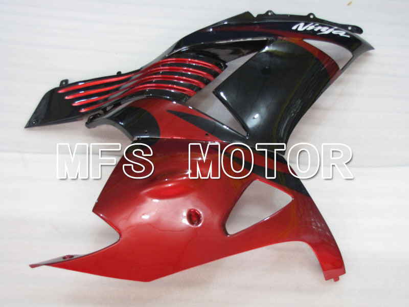 Kawasaki NINJA ZX14R 2006-2011 Injection ABS Fairing - Factory Style - Black Red wine color - MFS4181 - Fairings Kit
