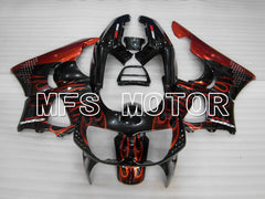 Honda CBR900RR 893 1994-1995 ABS Fairing - Flame - Orange Black - MFS4293 - Fairings Kit