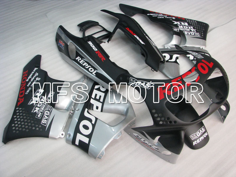 Honda CBR900RR 893 1994-1995 ABS Fairing - Repsol - Black Silver Matte - MFS4296 - Fairings Kit