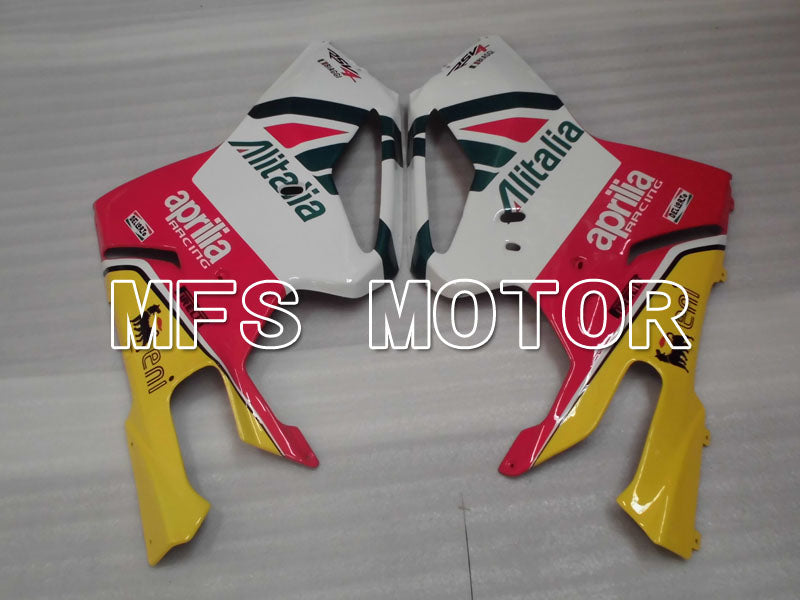 Aprilia RSV 1000 R 2004-2009 ABS Fairing - Alitalia - White Pink - MFS4312 - Fairings Kit