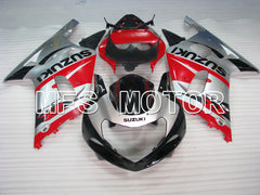 Suzuki GSXR1000 2000-2002 Injection ABS Fairing - Factory Style - Red Silver - MFS4315 - Fairings Kit