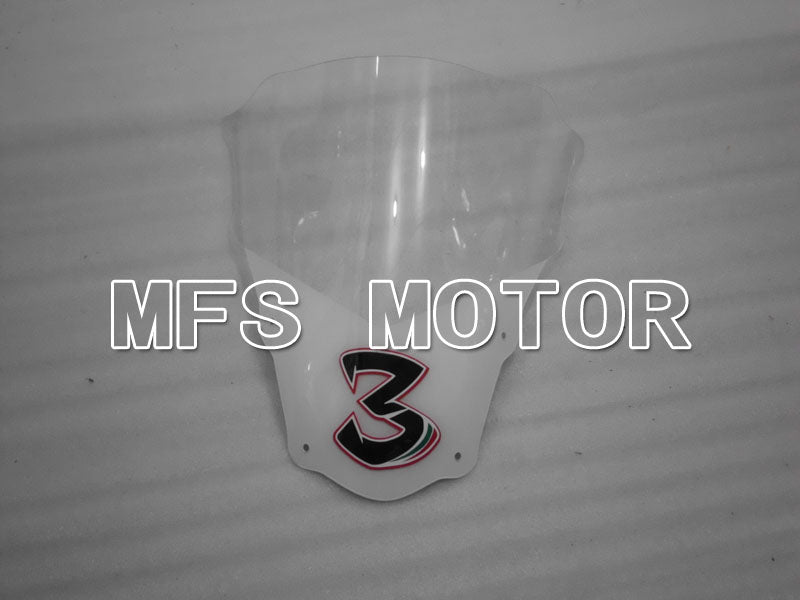 Aprilia RSV 1000 R 2004-2009 ABS Fairing - Alitalia - White Red - MFS4328 - Fairings Kit