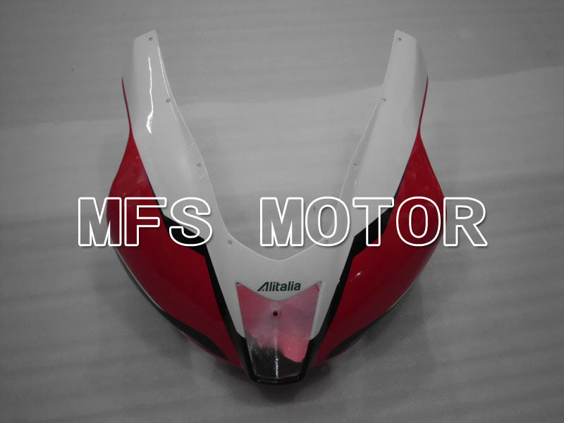 Aprilia RSV 1000 R 2004-2009 ABS Fairing - Alitalia - White Red - MFS4328 - Fairings Kit