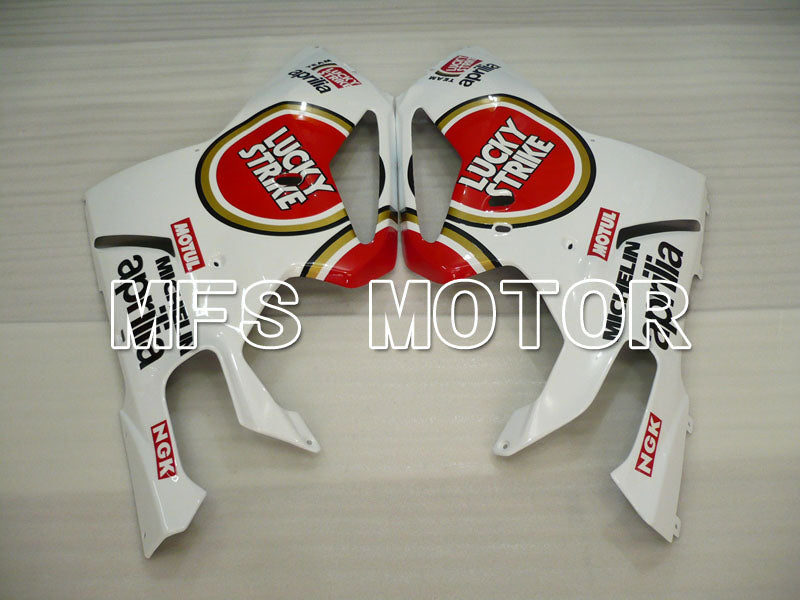 Aprilia RSV 1000 R 2004-2009 ABS Fairing - Lucky Strike - White Red - MFS4331 - Fairings Kit