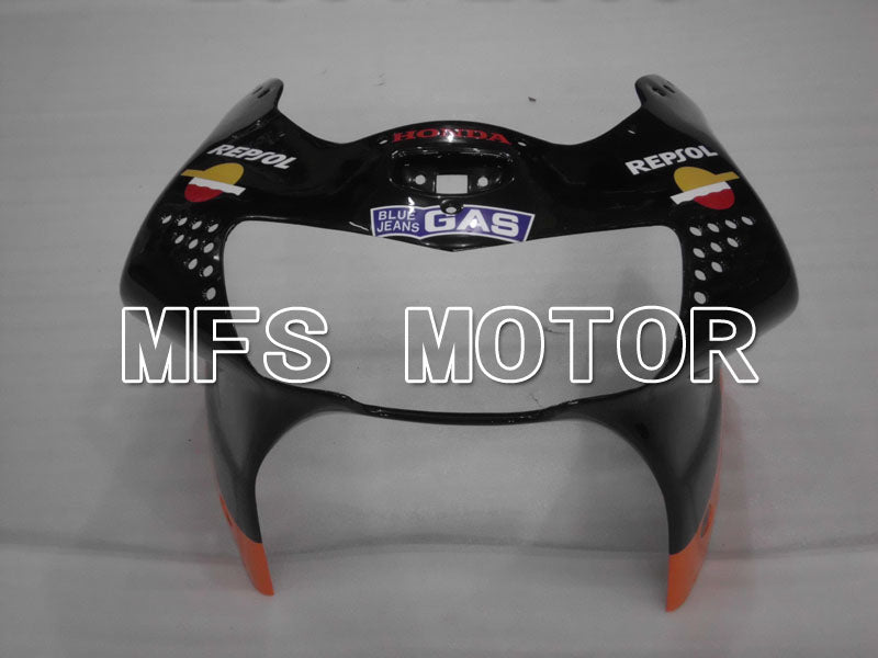 Honda CBR900RR 919 1998-1999 ABS Fairing - Repsol - Black Red Orange - MFS4342 - Fairings Kit
