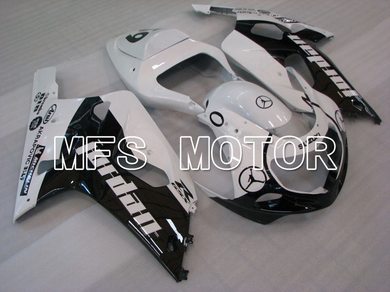 Suzuki GSXR1000 2000-2002 Injection ABS Fairing - Jordan - Black White - MFS4350 - Fairings Kit