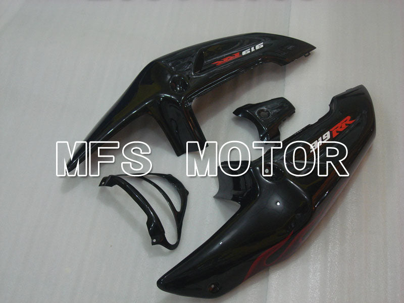 Honda CBR900RR 919 1998-1999 ABS Fairing - Flame - Red wine color Black - MFS4360 - Fairings Kit