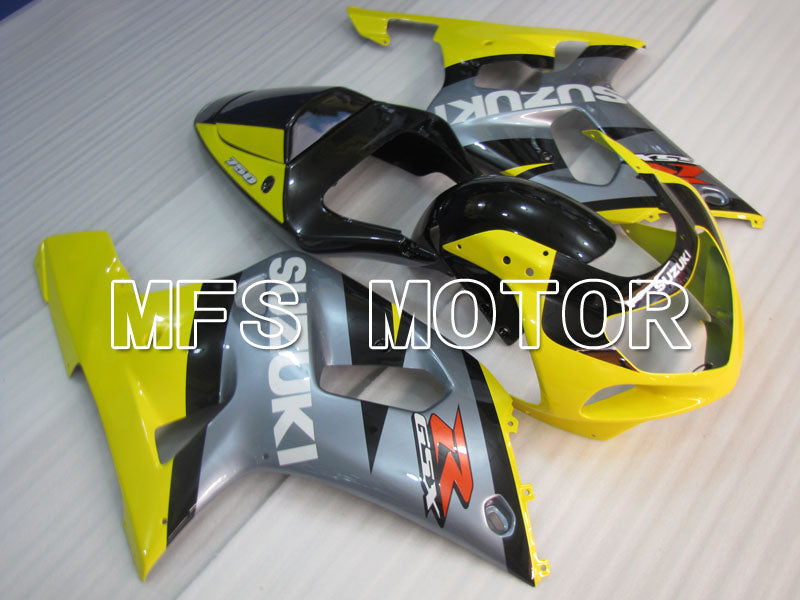 Suzuki GSXR1000 2000-2002 Injection ABS Fairing - Factory Style - Yellow Gray - MFS4387 - Fairings Kit