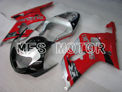 Suzuki GSXR1000 2000-2002 Injection ABS Fairing - Factory Style - Red Silver - MFS4407 - Fairings Kit