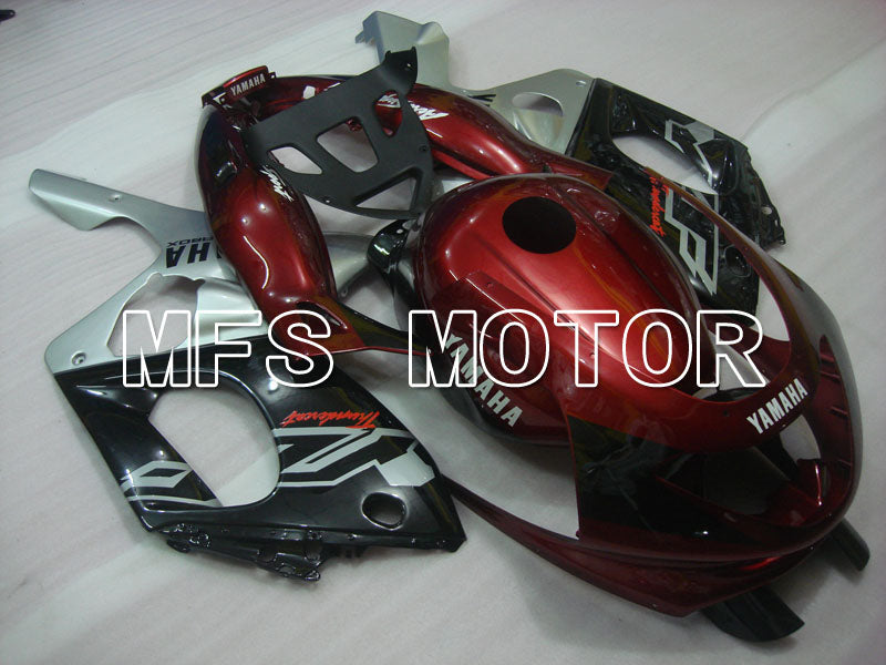 Yamaha YZF-600R 1997-2007 Injection ABS Fairing - Factory Style - Red wine color Black Silver - MFS4445 - Fairings Kit