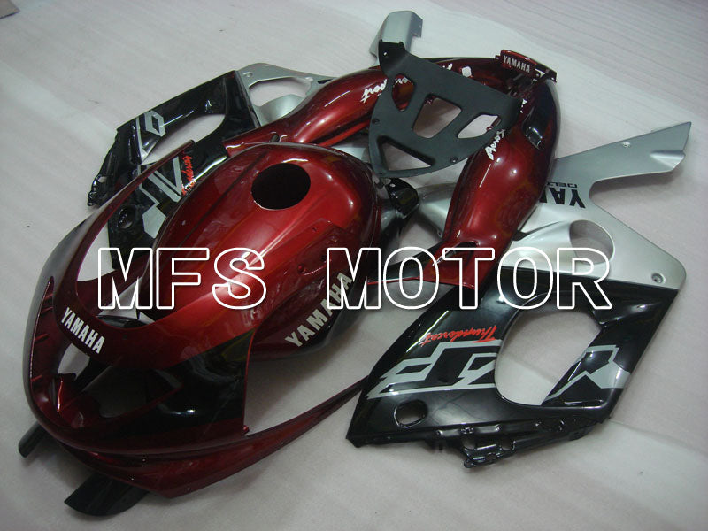 Yamaha YZF-600R 1997-2007 Injection ABS Fairing - Factory Style - Red wine color Black Silver - MFS4445 - Fairings Kit