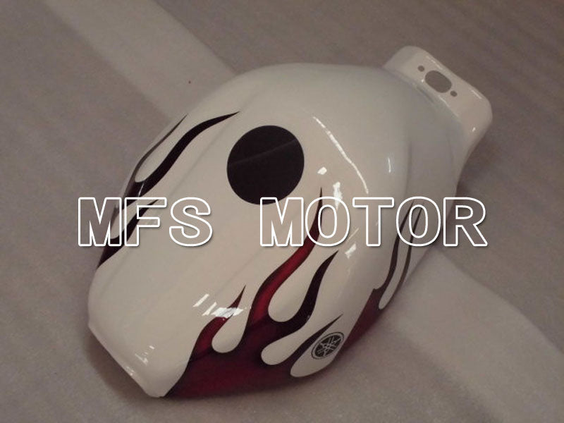 Yamaha YZF-600R 1997-2007 Injection ABS Fairing - Flame - Red wine color White - MFS4446 - Fairings Kit