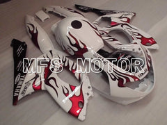 Yamaha YZF-600R 1997-2007 Injection ABS Fairing - Flame - Red wine color White - MFS4446 - Fairings Kit