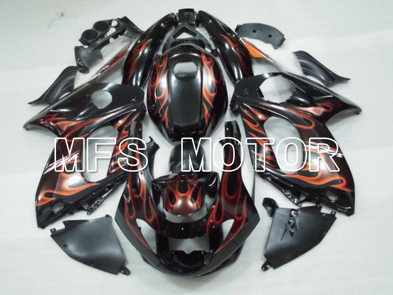 Yamaha YZF-600R 1997-2007 Injection ABS Fairing - Flame - Orange Black - MFS4447 - Fairings Kit