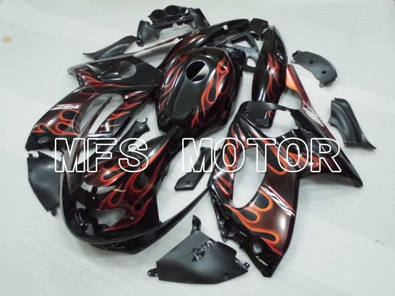 Yamaha YZF-600R 1997-2007 Injection ABS Fairing - Flame - Orange Black - MFS4447 - Fairings Kit