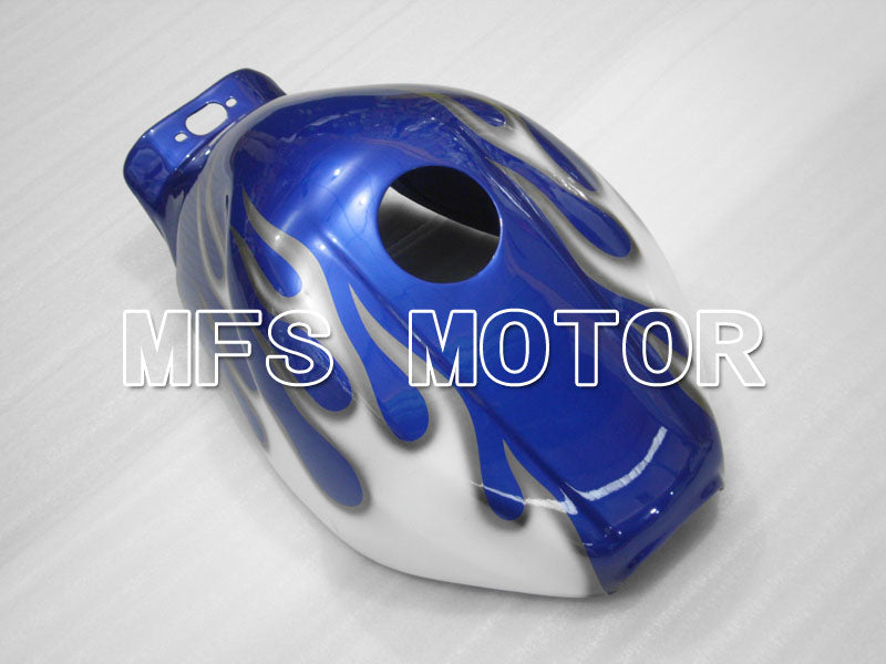 Yamaha YZF-600R 1997-2007 Injection ABS Fairing - Flame - Blue White - MFS4461 - Fairings Kit