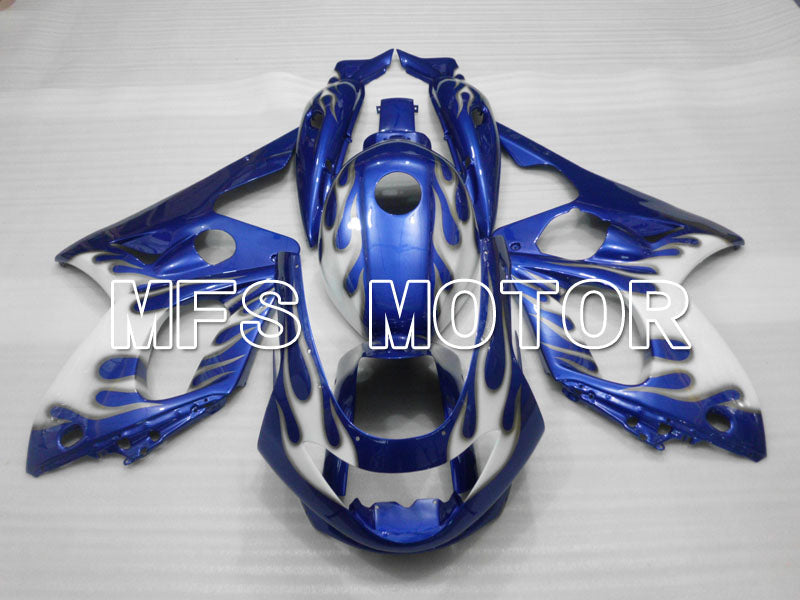 Yamaha YZF-600R 1997-2007 Injection ABS Fairing - Flame - Blue White - MFS4461 - Fairings Kit