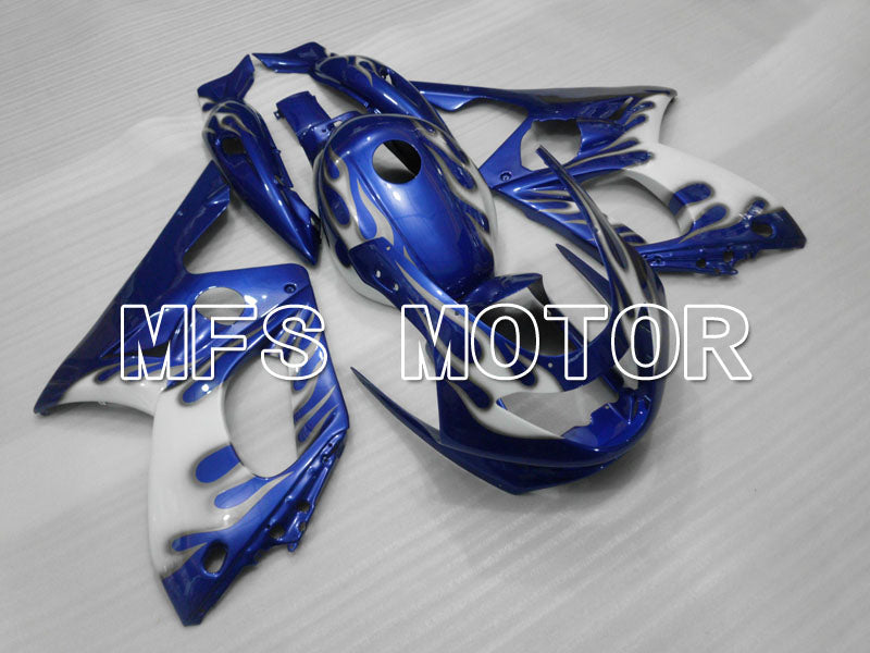 Yamaha YZF-600R 1997-2007 Injection ABS Fairing - Flame - Blue White - MFS4461 - Fairings Kit