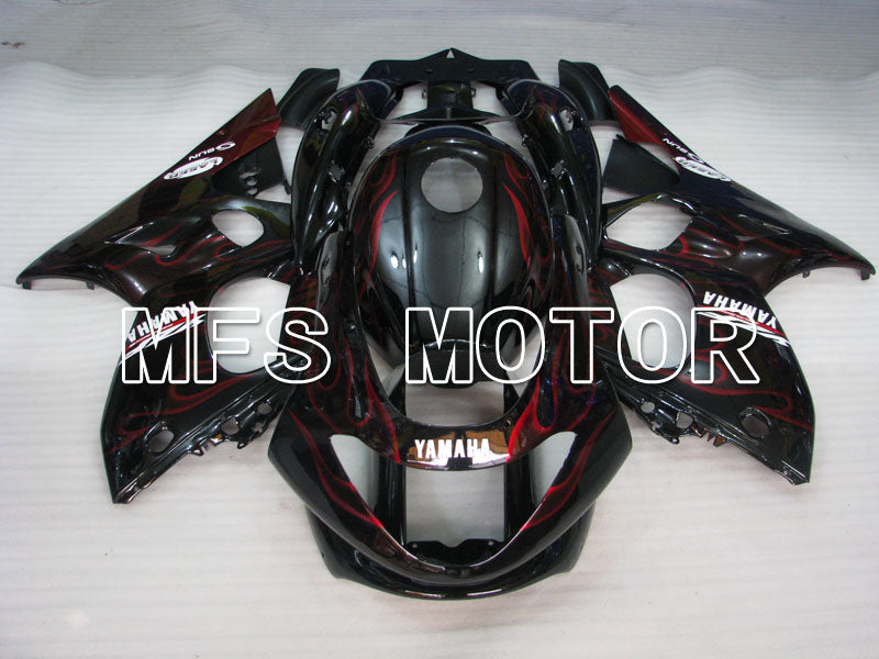 Yamaha YZF-600R 1997-2007 Injection ABS Fairing - Flame - Red wine color White - MFS4462 - Fairings Kit