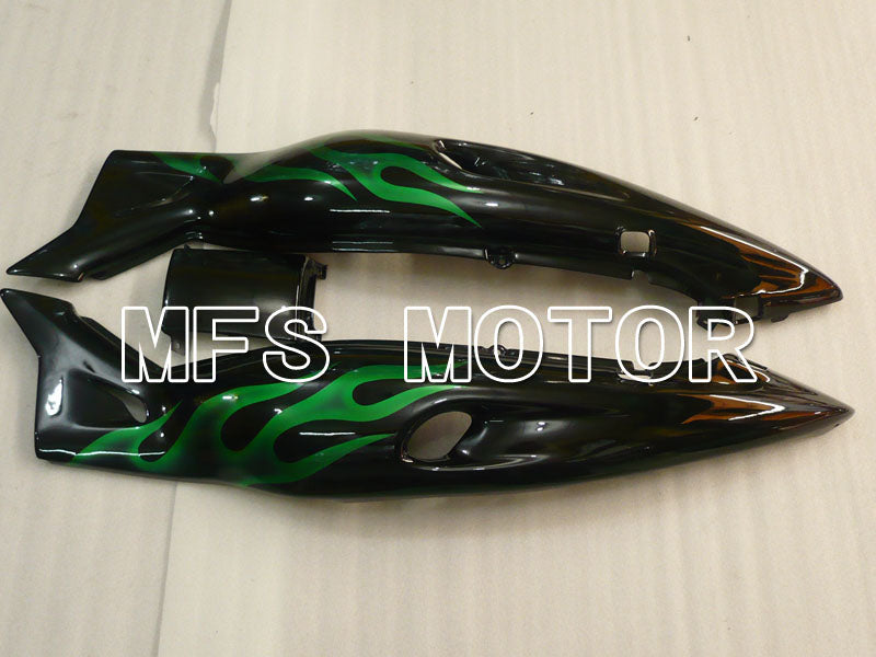 Yamaha YZF-600R 1997-2007 Injection ABS Fairing - Flame - Green Black - MFS4474 - Fairings Kit
