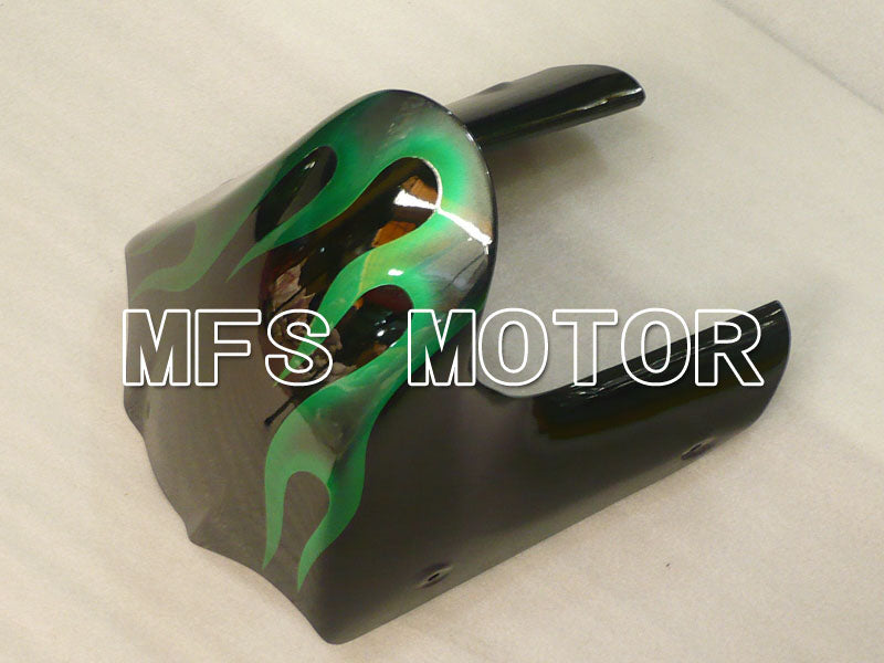 Yamaha YZF-600R 1997-2007 Injection ABS Fairing - Flame - Green Black - MFS4474 - Fairings Kit