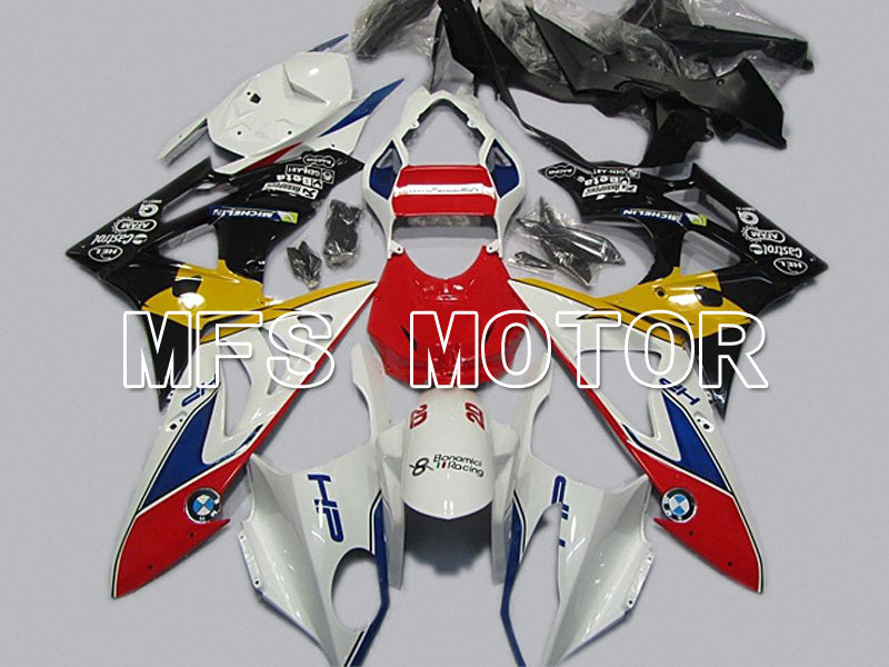 BMW S1000RR 2009-2014 Injection ABS Fairing - Factory Style - Black White Red - MFS4492 - Fairings Kit