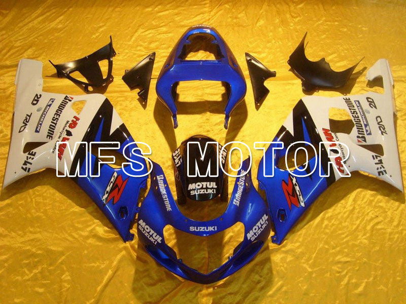 Suzuki GSXR750 2000-2003 Injection ABS Fairing - MOTUL - White Blue - MFS7029 - Fairings Kit