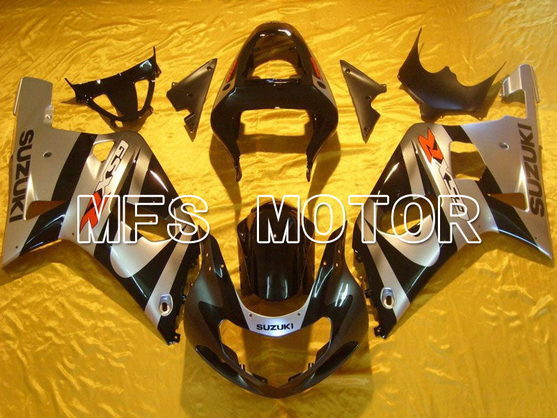 Suzuki GSXR600 2001-2003 Injection ABS Fairing - Factory Style - Black Silver - MFS4585 - Fairings Kit